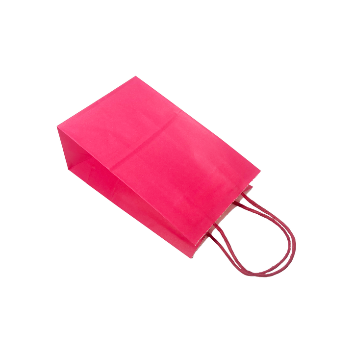 Colored Leather Handbag with Paper Liner for Packaging Candy-colored Gift Bags Shopping Bag