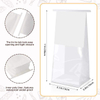 Window Paper Cookie Bag Tinfoil Label Lock Bag Suitable for Baked Goods Custom Bread Bag