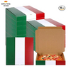Italian-themed Cardboard Pizza Box Take Out Container Party Supplies Restaurant Bakery Gift Box Custom Pizza Boxs