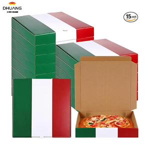 Italian-themed Cardboard Pizza Box Take Out Container Party Supplies Restaurant Bakery Gift Box Custom Pizza Boxs