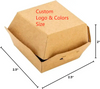 Burger Box Storage and Service Are Also Suitable for Burgers Sliders Sandwiches and Other Appetizers