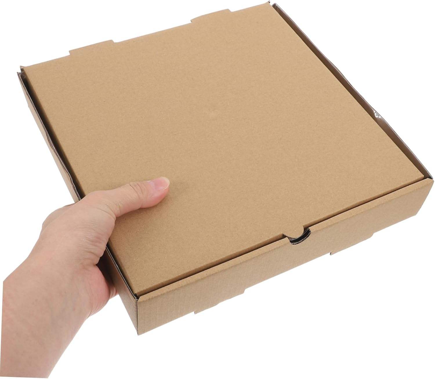 Insulated Pizza Box Party Decoration Storage Container Cookie Box Light Brown Paper Custom Pizza Boxs