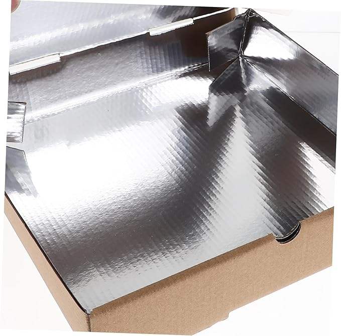 Insulated Pizza Box Party Decoration Storage Container Cookie Box Light Brown Paper Custom Pizza Boxs