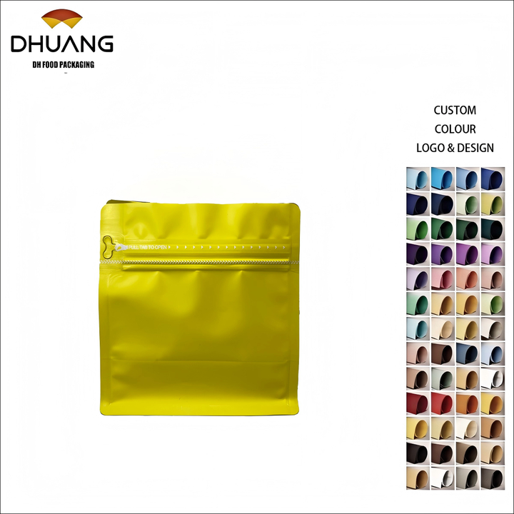 Waterproof Eight-sided Seal Design Coffee Bean Storage Bag Can Be Customized Coffee Bags