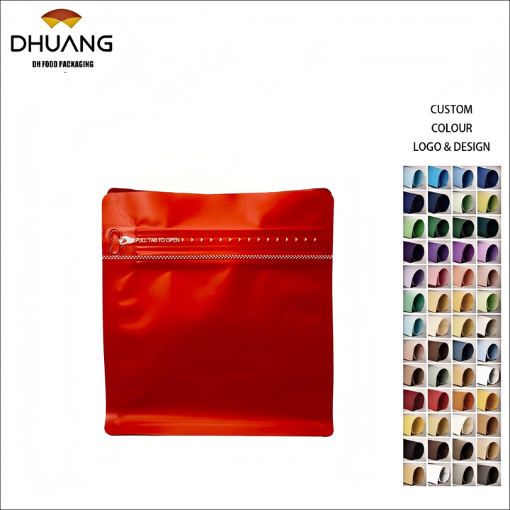 Moisture-proof Eight Side Seal Design Coffee Bean Storage Bag Can Be Customized Coffee Bag