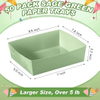 Disposable Paper Food Tray 5 lb Large Food Boat Nachos Thanksgiving Christmas Party Supplies (Sage Green)