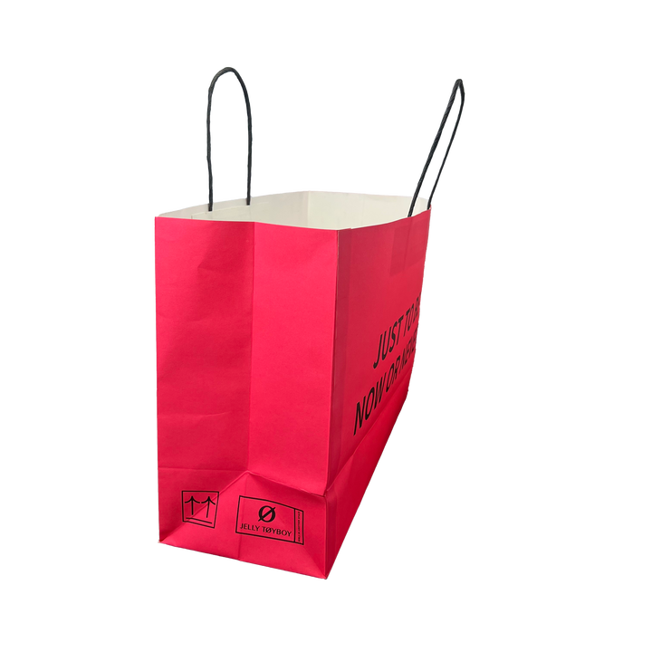 Custom Tote Bag Baked Tea Coffee Gift Bag High-grade Feel Suitable for Food Delivery Flexographic Printing Shopping Bags