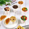 White Bathroom Small Capacity Mouthwash Cup Hot and Cold Drink Cup for Home School Office and Restaurant Use Paper Cup