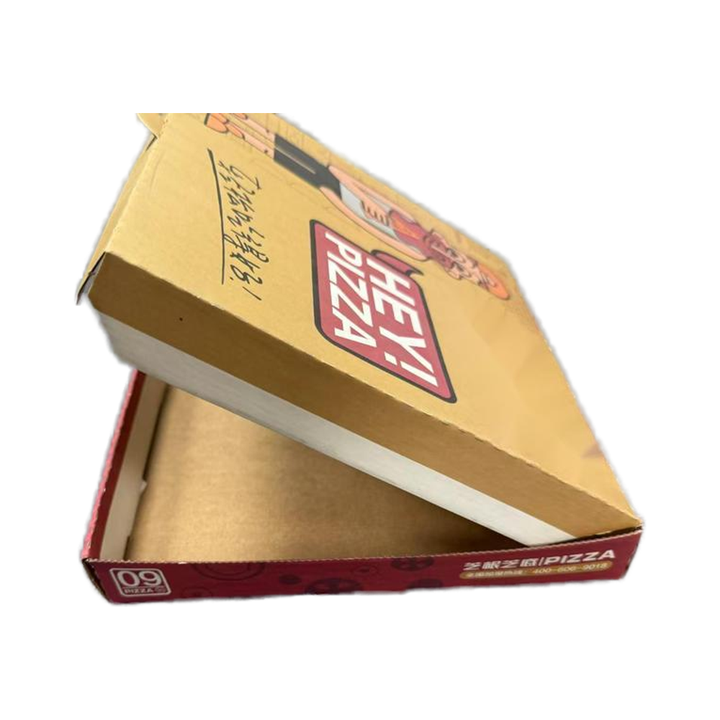 Bulk Orders Recyclable Kraft Paper Leakproof for Food Trucks Fast Food Custom Pizza Boxes