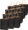 Black Kraft Paper Bags Can Be Customized in a Variety of Sizes Can Be Customized Pattern logo Retail Bags Shopping Bag
