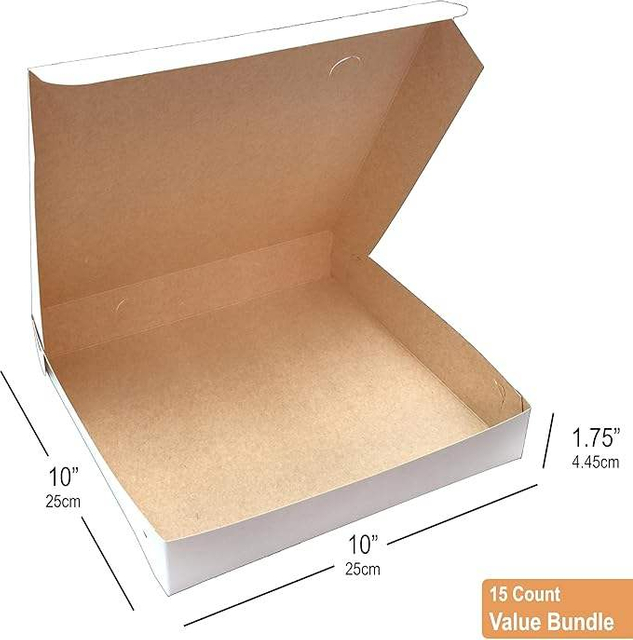 White Cardboard Pizza Box Sturdy Homemade Pizza and Crafts Custom Pizza Boxs