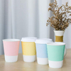 Disposable Coffee Cups With Lid Durable Travel Paper Insulated Cups for Hot and Cold Drinks Coffee Cup