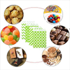 Lime Green Polka Dot Paper Treat Bags Small Candy Buffet Packaging for Wedding Birthday Party Cookie Bags Oil-proof Paper Bag