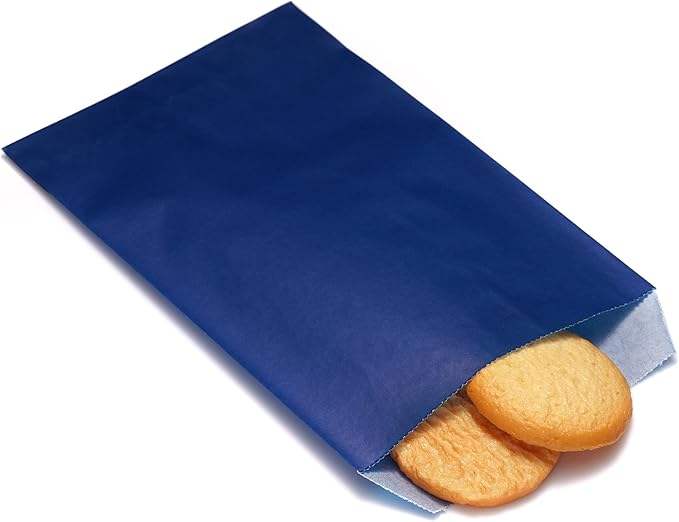Quotidian Blueberry Glassine Paper Bags Envelopes Custom Size Kraft for Food Bread Hamburger Wrapping for Chemical Cookie