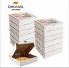 White Kraft Corrugated Pizza Cardboard Food Container Delivery Box Pizza Cake Cookies Custom Pizza Boxs