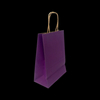 Hand-held Leather Paper Bag with Simple and Colorful Design Custom-printed with LOGO for Gift Packaging Shopping Bag