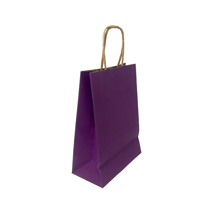 Hand-held Leather Paper Bag with Simple and Colorful Design Custom-printed with LOGO for Gift Packaging Shopping Bag