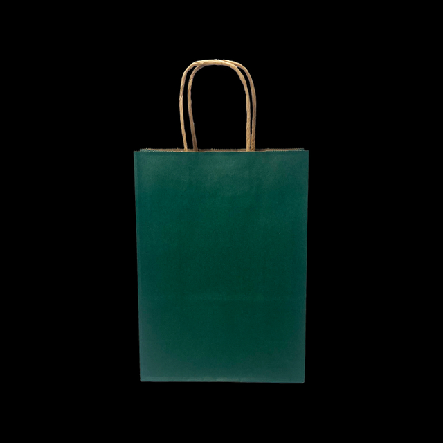 Cardboard Paper Bag Simple and Elegant Candy Color Series Gift Bag Customized Printing of LOGO Shopping Bag