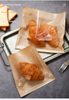 Hot sealed Bread Bag with Window Suitable for Egg Sandwiches Donuts Biscuits Packaging Custom Bread Bags