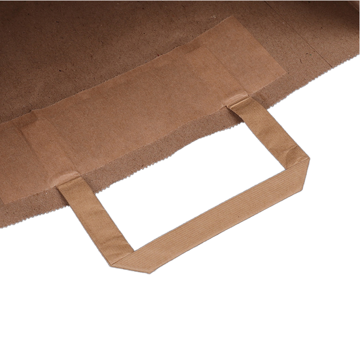Customizable Heavy-Duty Tear-Resistant Kraft Paper Bags Retail Packaging Logo Printing Available Various Colors Shopping Bags