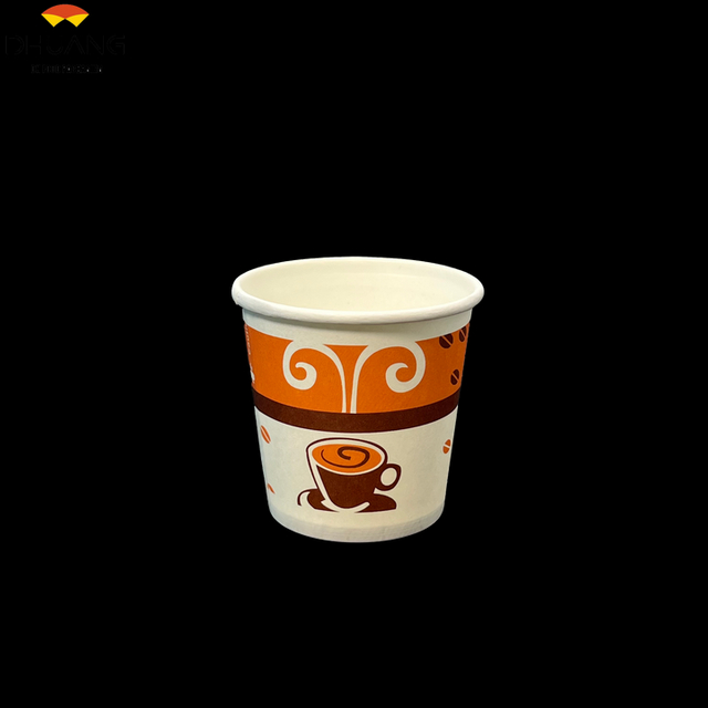 Disposable Paper Cups with Printed Designs Paper Cups with Handles Suitable for Coffee Tea and Cold Drinks Paper Cup