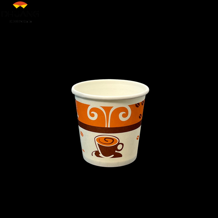 Disposable Paper Cups with Printed Designs Paper Cups with Handles Suitable for Coffee Tea and Cold Drinks Paper Cup