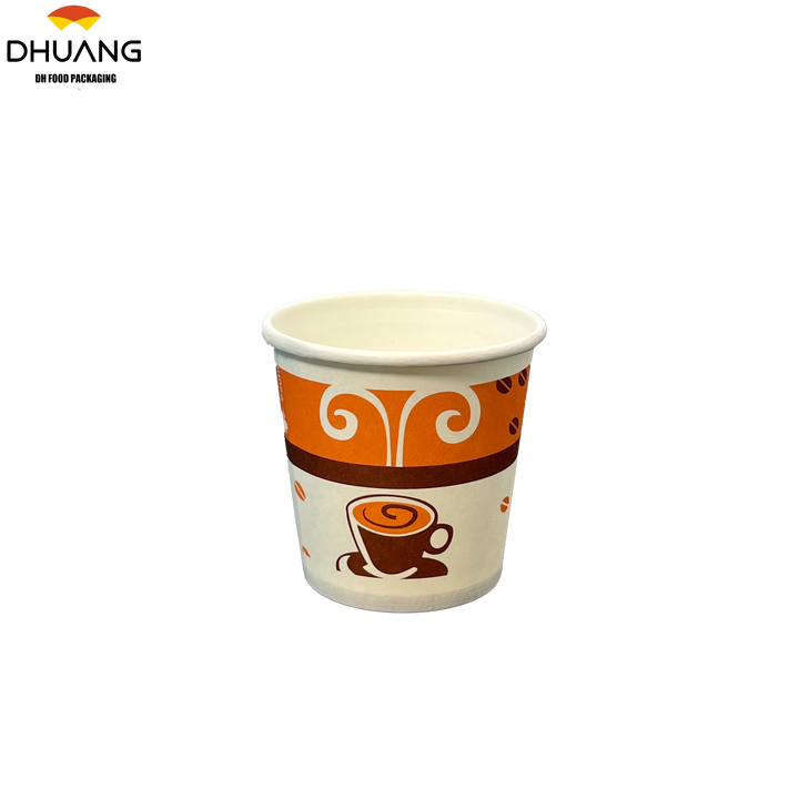 Disposable Paper Cups with Printed Designs Paper Cups with Handles Suitable for Coffee Tea and Cold Drinks Paper Cup