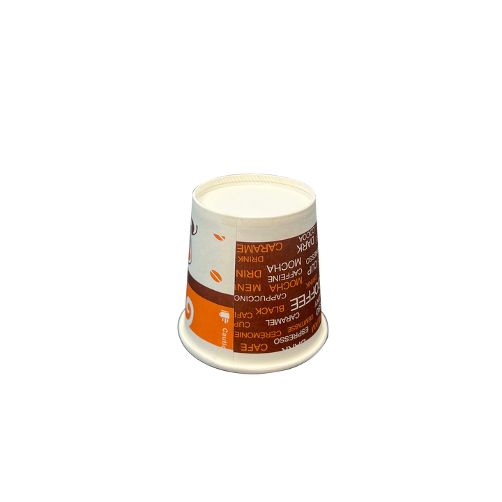 Disposable Paper Cups with Printed Designs Paper Cups with Handles Suitable for Coffee Tea and Cold Drinks Paper Cup
