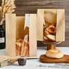 Windowed Toaster Bags Homemade Bread Bags for Baked Goods Storage with Label Sealing Stickers Custom Bread Bags