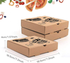 Disposable Cardboard Pizza Boxes Corrugated Paper Pizza Takeout Food Delivery Gift Packaging Custom Pizza Box