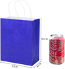 Jewel Blue Paper Bag Loose Birthday Gift Lunch Party and Candy Bag for Special Occasions Shopping Bag