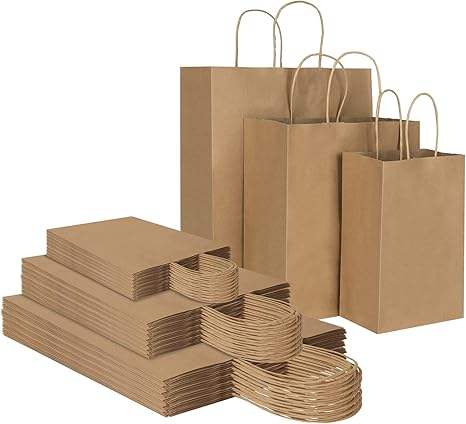 Biodegradable Compostable Leakproof Food Grade Flat Bottom Brown Kraft Paper Bag Lunch Bags for Food Cookies Sandwiches