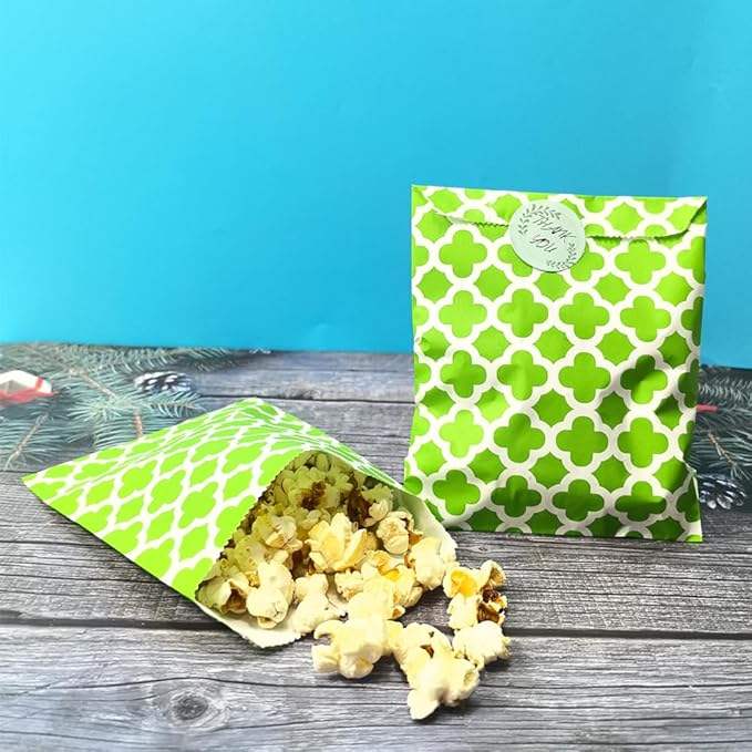 Flat Paper Treatment Bag Black Greaseproof Baking Cookie Paper Bag Candy Chocolate Pastry Oil-proof Paper Bag