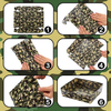 Large Food Paper Trays, 5 lb Deer Corn Chip Boat, Suitable for Children's Parties, Camo Themed Party Supplies (camo)
