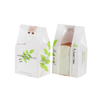 European Style Wire-Sealed Bread Bag Kraft Paper Kraft Self- Sealing Window for Sliced Toast Baking Custom Bread Bags