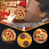 100 Mini square Party Gift Kraft Box Take Out Container Cake Cookies Food Gift Box Custom Pizza Boxs