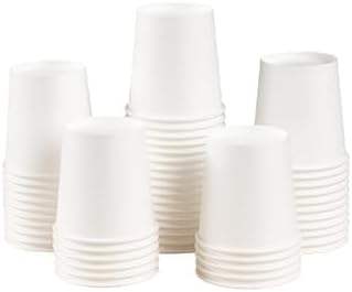 100 Count Biodegradable Paper Hot Cups PE Paint Coat Custom Single Wall for Food Packaging Noodles Includes Paper