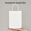 White Kraft Paper Bag Gift Bag Shopping Bag Party Retail Christmas Birthday Takeaway