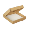 Printed Logo Greaseproof Recyclable Kraft Paper Budget-Friendly Takeout Packaging for Small Businesses Custom Pizza Boxes