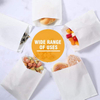 300 Paper Sandwich Bags Oil-resistant Paper Bags for Baking Cookies Candy Snacks (white)