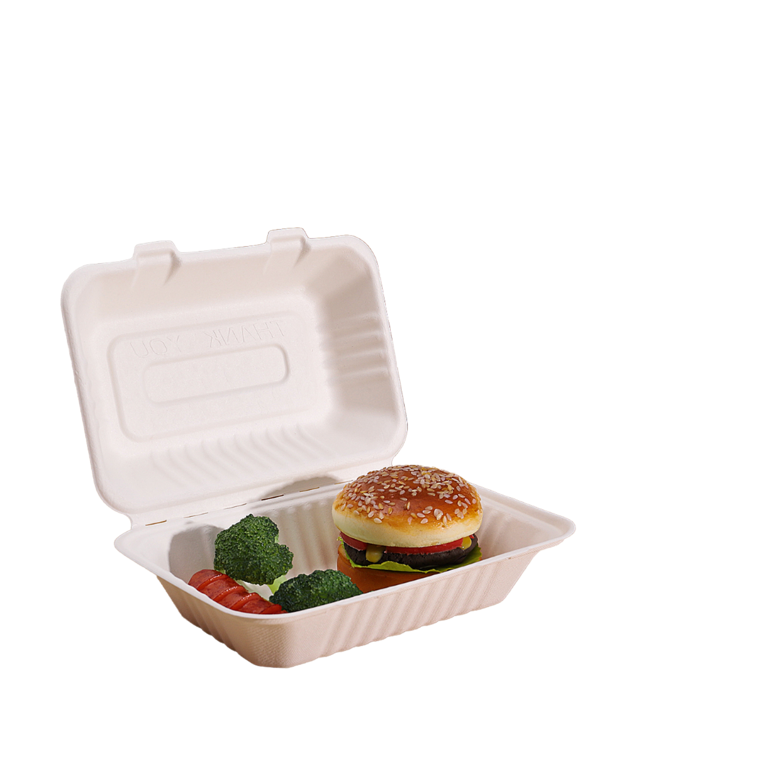Flip-top Food Container for Takeout Orders Container for Packing Takeout and Take-home Hamburgers Exclusively Burger Box