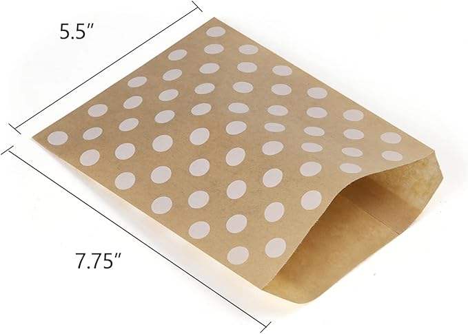 Cellophane Packaging Bags Oil-proof Snack and Popcorn Bags Used for Packaging Goods Oil-proof Paper Bag