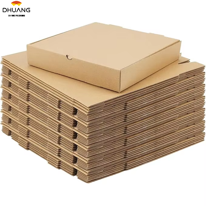 Cardboard Pizza Box Pizza Takeout Boxes for Kitchen Cafes Restaurant Party and Camping Custom Pizza Boxs