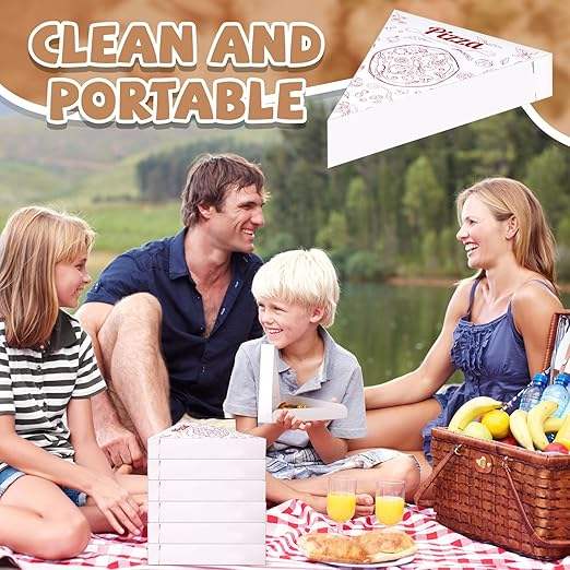 Disposable Single Slice Pizza Tray Pizza Slices Container Birthday Wedding Party Supplies Custom Pizza Boxs