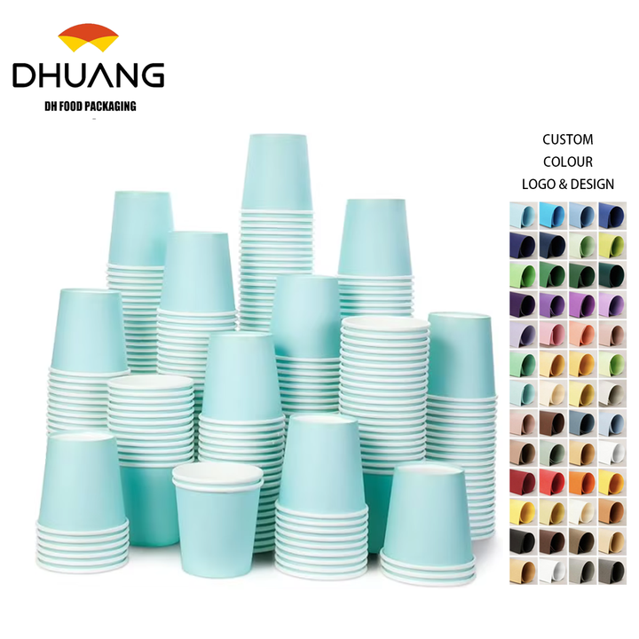 3 oz Paper Cups Sky Blue Mouthwash Cups for Parties Picnics Barbecues and Travels Paper Cup