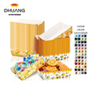 Packs Bee Party Supplies Set Birthday Decoration Disposable Paper Food Tray Paper Food Boat Carnival, Fair, Festival