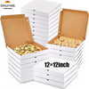Bulk square Cardboard Reusable Pizza Container for Takeout Bakery Restaurant Pizza Party Supplies Custom Pizza Boxs