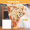 Kraft Paper Corrugated Pizza Box Yellow Printed Cardboard Box Takeout Shipping Storage Custom Pizza Boxs