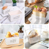 Customizable Takeout Containers - Recyclable Sandwich and Burger Boxes with Logo Printing for Catering Business Burger Box
