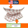 Food Tray Red and White Checkered Paper Extra Large Disposable Recyclable Flavoring Grease Proof Food Trays